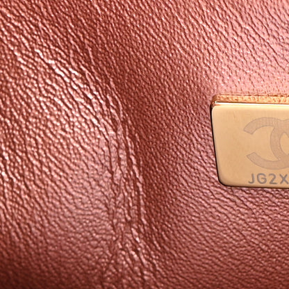 Chanel Metallic Grained Calfskin Quilted 2.55 Reissue Mini Flap Copper Pink 7 of 10