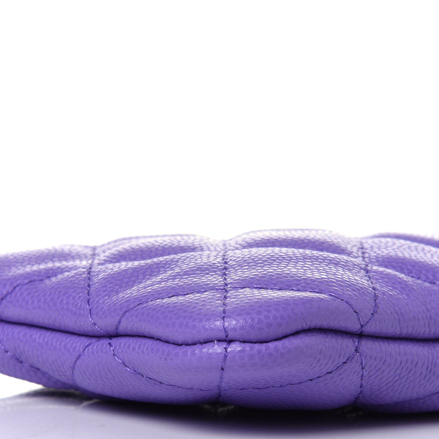 Chanel Caviar Quilted Small Cosmetic Case Purple 8 of 11
