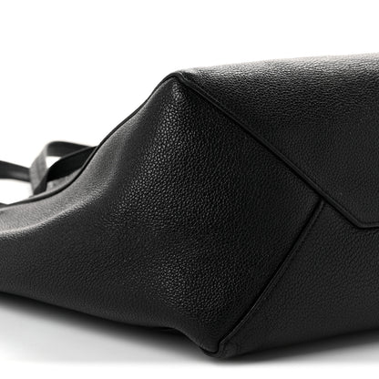 Celine Soft Grained Calfskin Small Belt Cabas Phantom Black 18 of 21