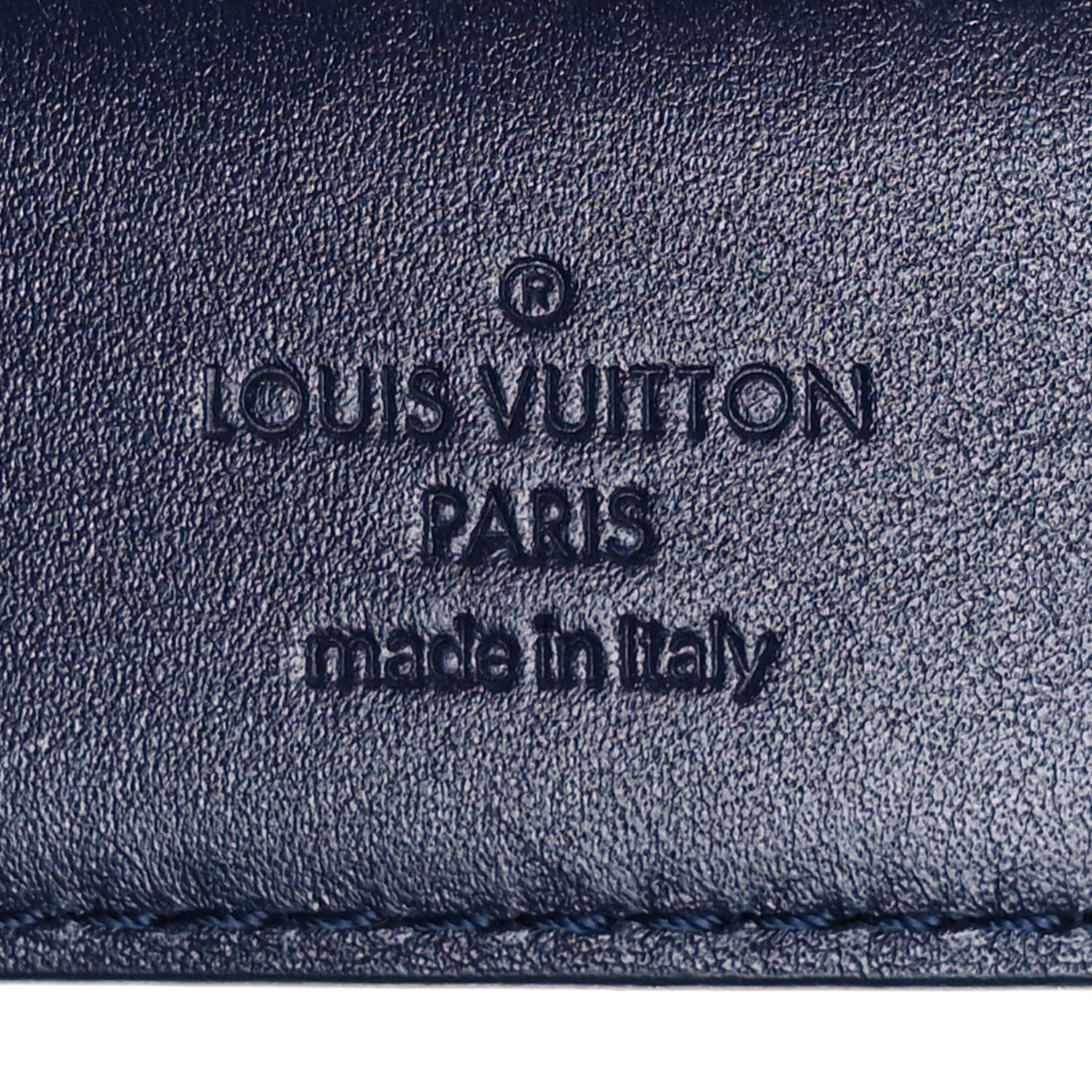 Louis Vuitton Calfskin Leopard Print New Wave Chain MM Navy 7 of 10
