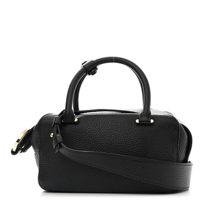 Delvaux Grained Calfskin Mini Cool Box Satchel Black 1 of 10