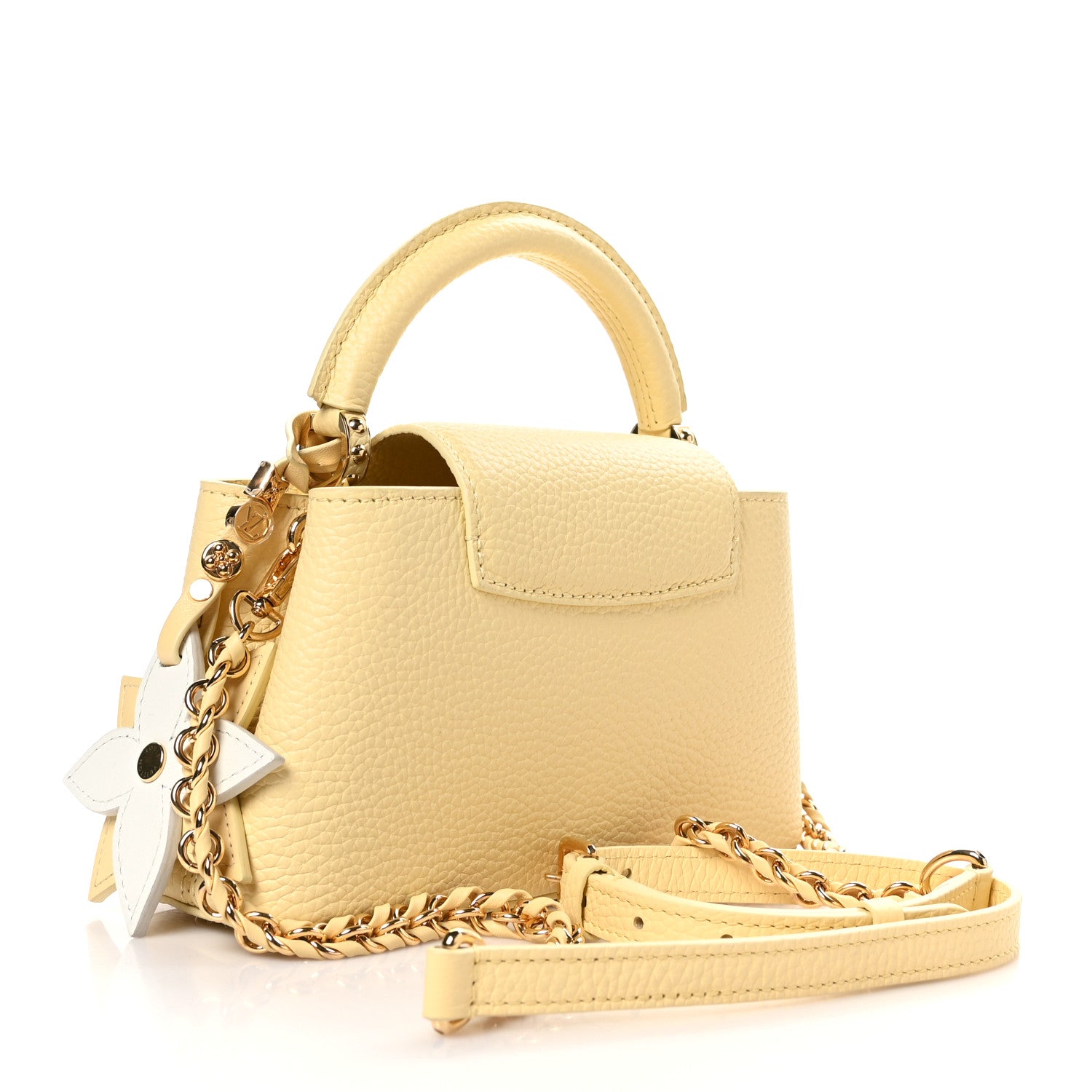 Louis Vuitton Taurillon Capucines East West Mini Banana Yellow Banane 3 of 11