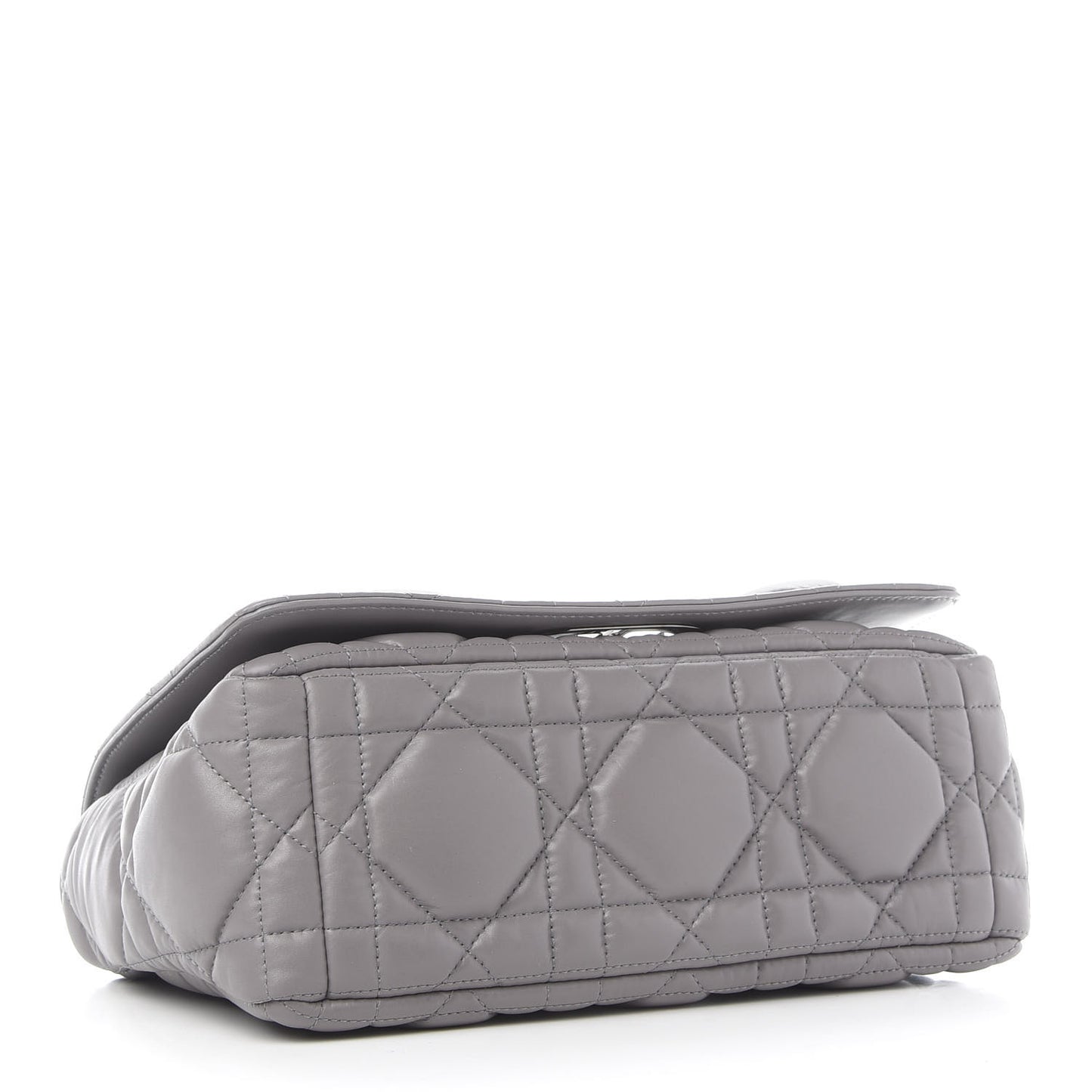 Lambskin Cannage Caro Bag Grey