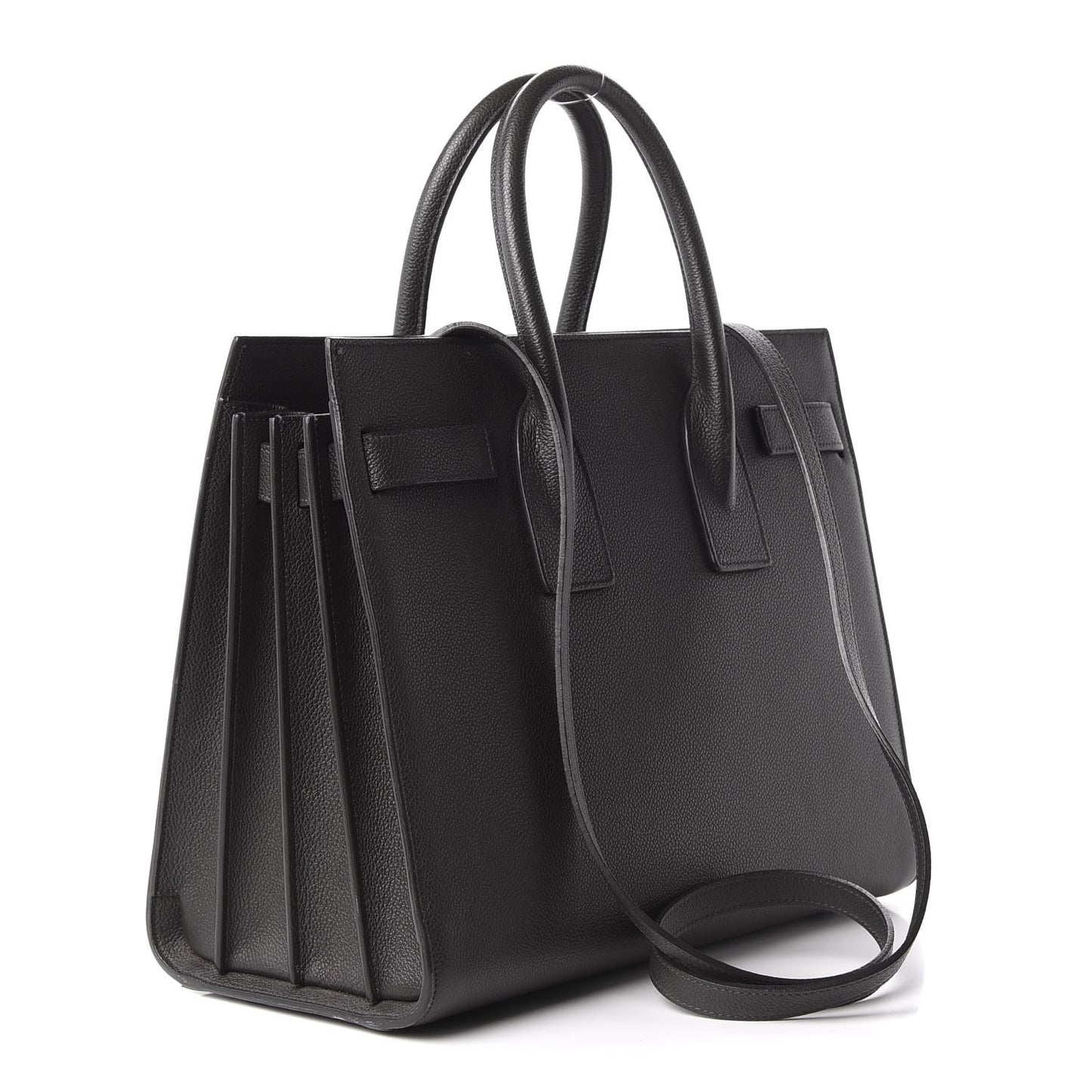 Grained Calfskin Small Sac De Jour Graphite