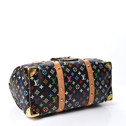 Louis Vuitton Monogram Multicolor Keepall 45 Black 3 of 8