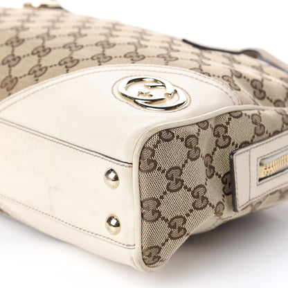 Gucci Monogram Medium New Britt Boston Off White 7 of 12
