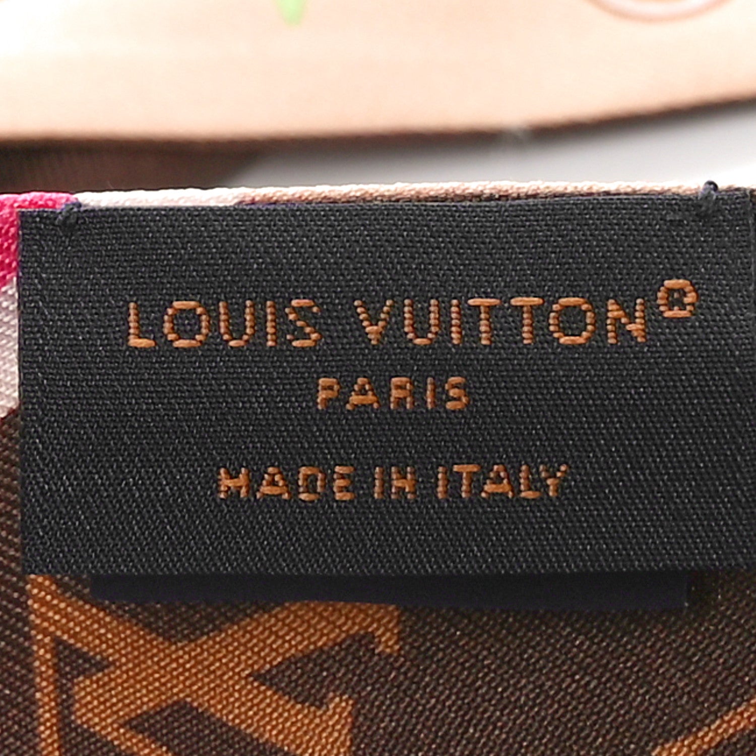 Louis Vuitton Silk Monogram 2024 Christmas Animation Vivienne BB Bandeau Brown 3 of 4