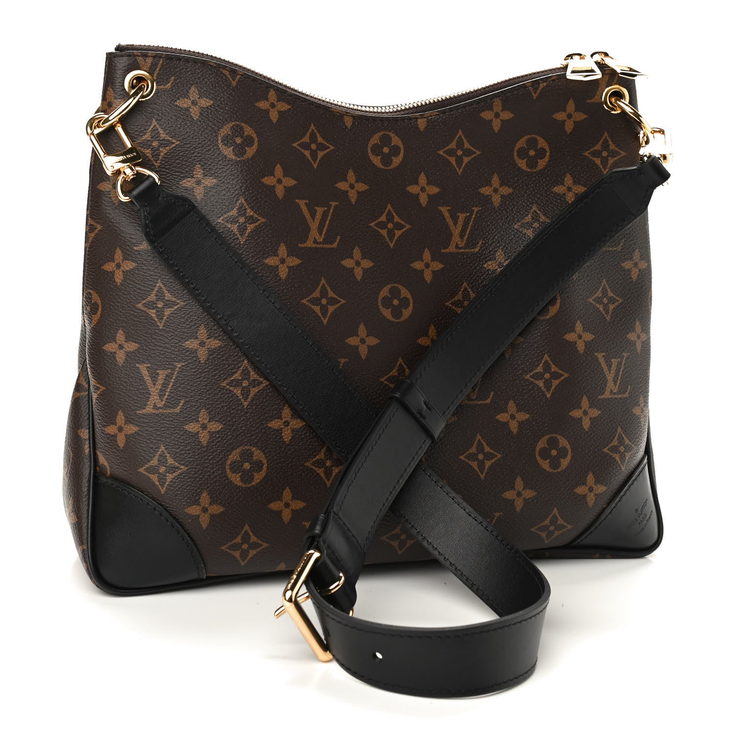 Louis Vuitton Monogram Odeon MM Black 3 of 8