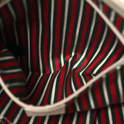 Gucci Monogram Medium New Britt Half Moon Hobo White 6 of 16