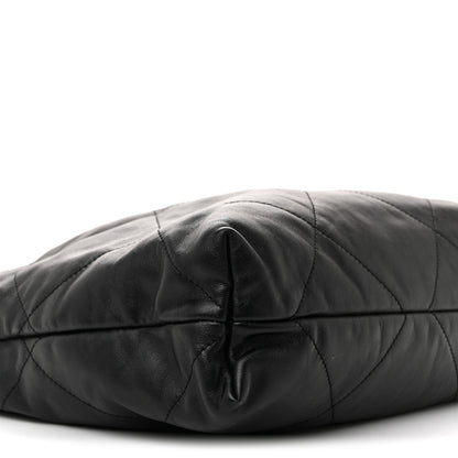 Chanel Shiny Calfskin Quilted Chanel 22 Black 9 of 11