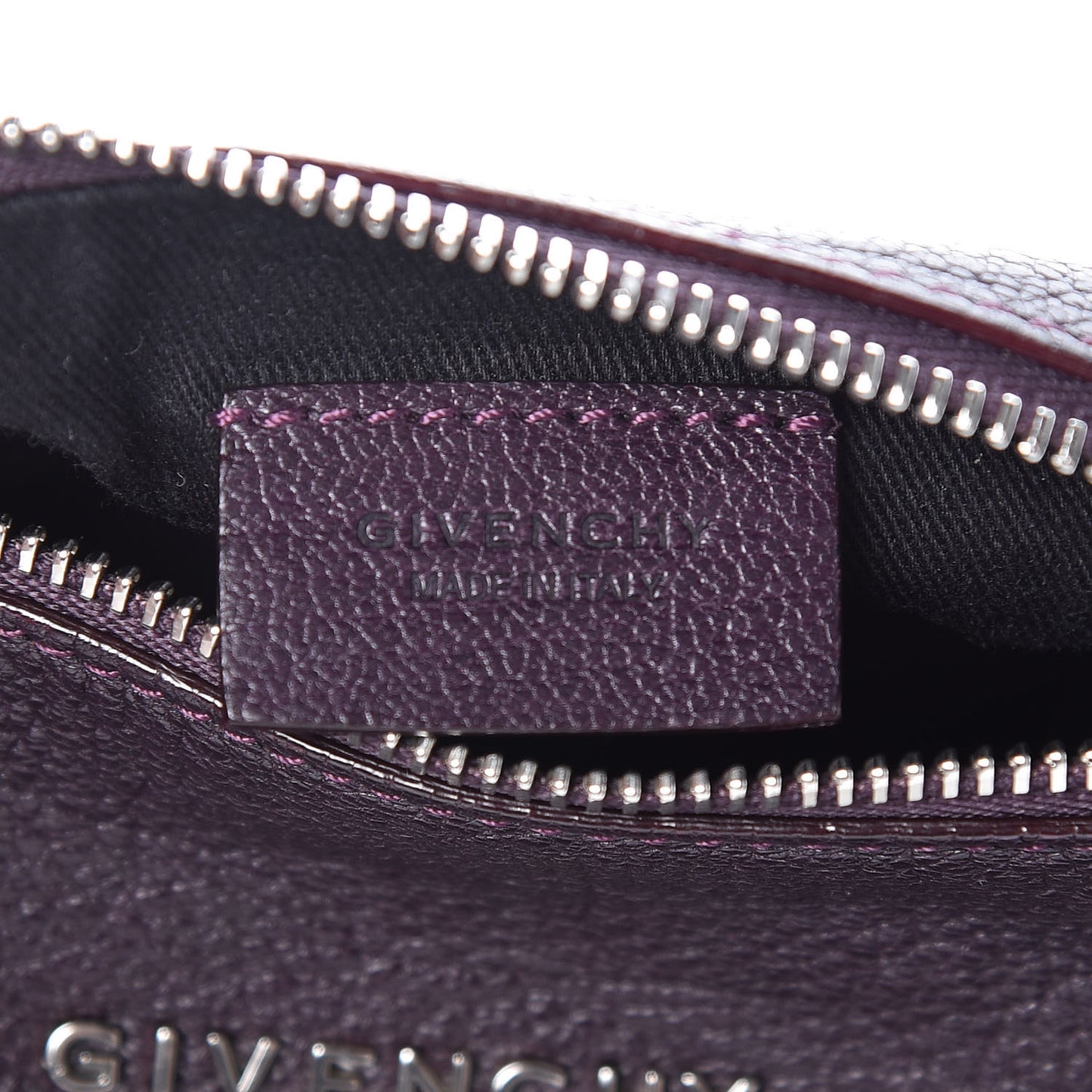 Sugar Goatskin Pandora Wristlet Dark Purple
