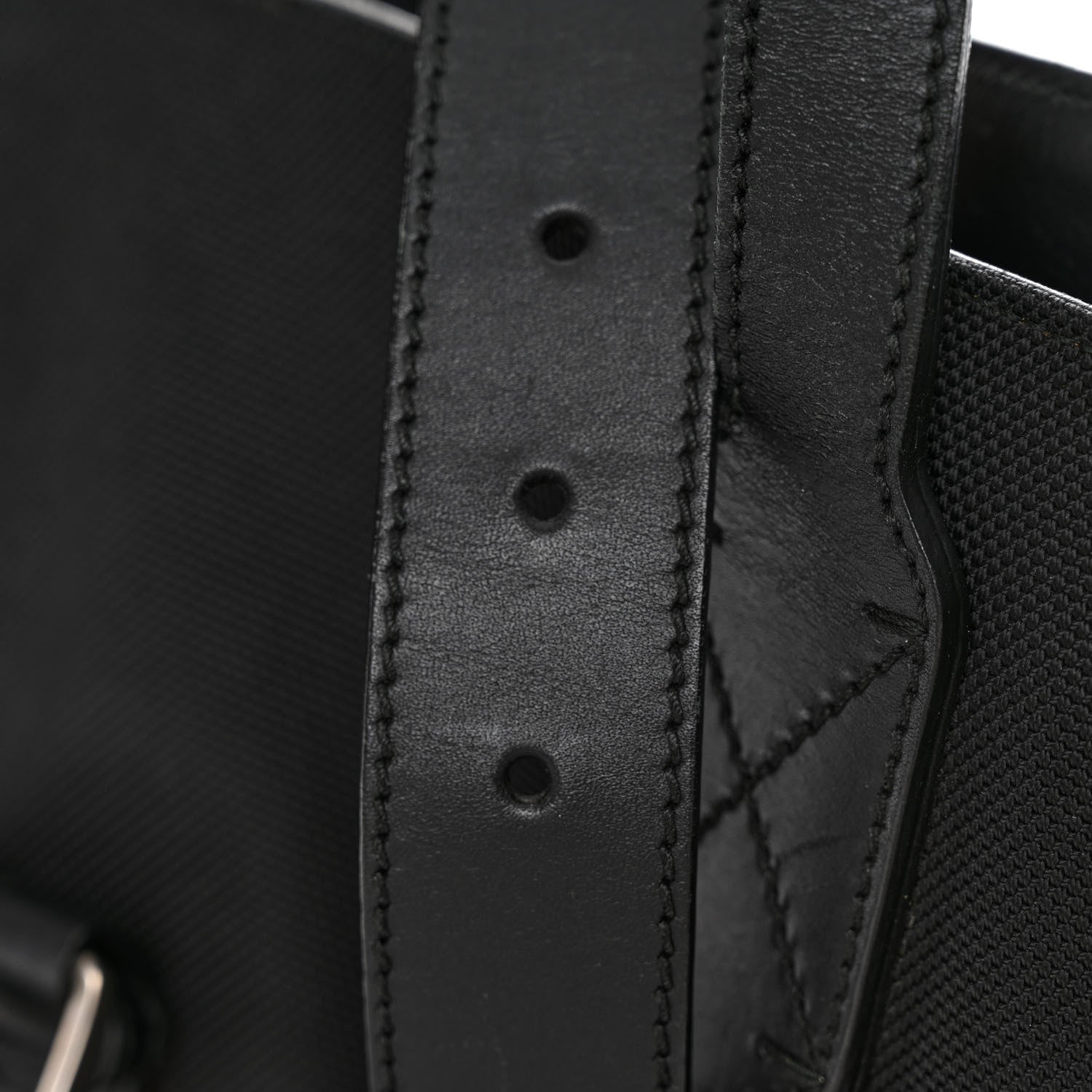 Gucci Techno Canvas Web Single Buckle Tote Black 13 of 17