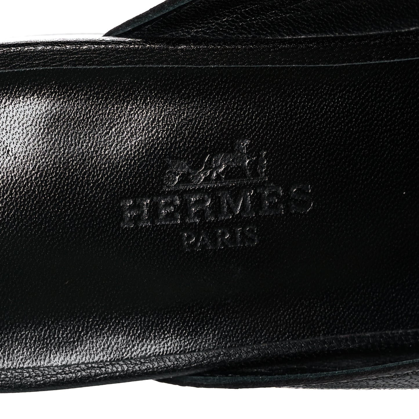 Goatskin Vincennes Mules 38 Black