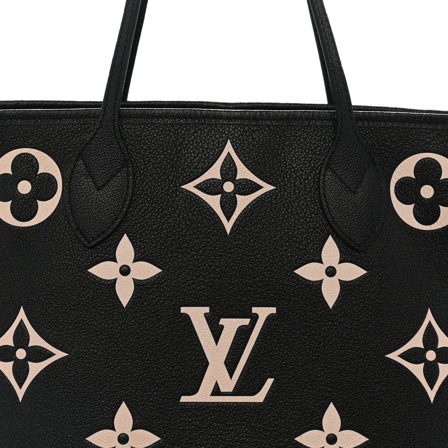 Empreinte Monogram Giant Neverfull MM Black Beige