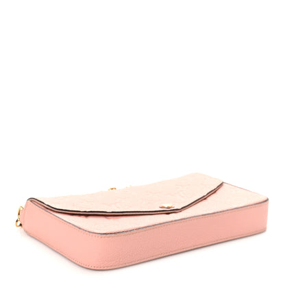 Louis Vuitton Empreinte Pochette Felicie Chain Wallet Rose Poudre 5 of 12