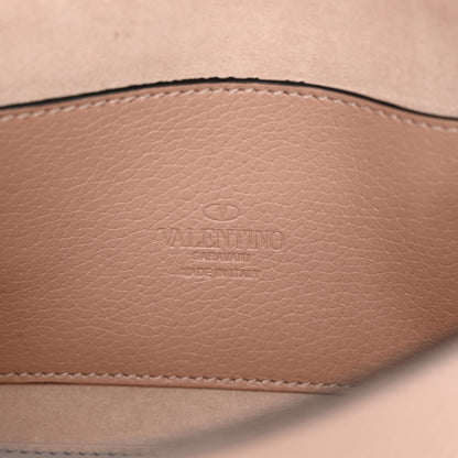 Valentino Garavani Pebbled Calfskin Medium Rockstud Flip Lock Crossbody Bag Poudre 6 of 10