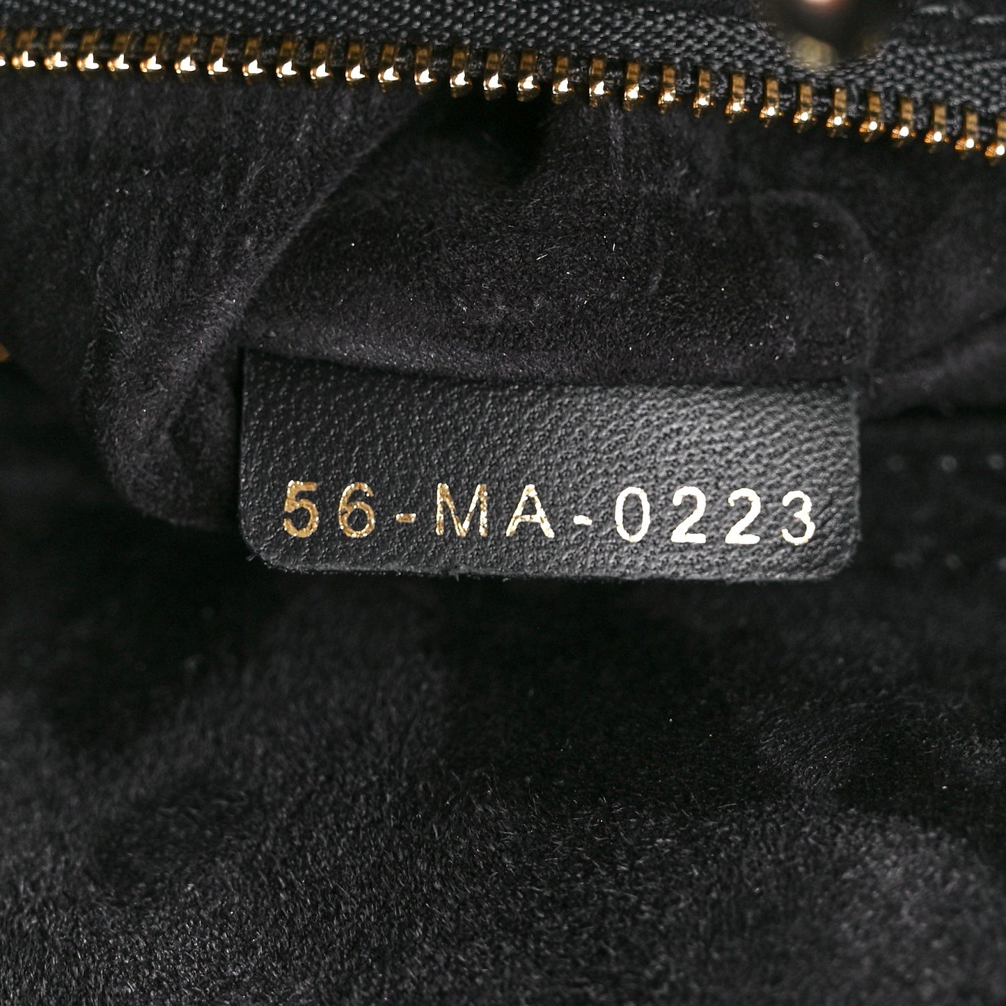 Lambskin Cannage Medium Lady Dior Black