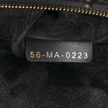 Christian Dior Lambskin Cannage Medium Lady Dior Black 7 of 11