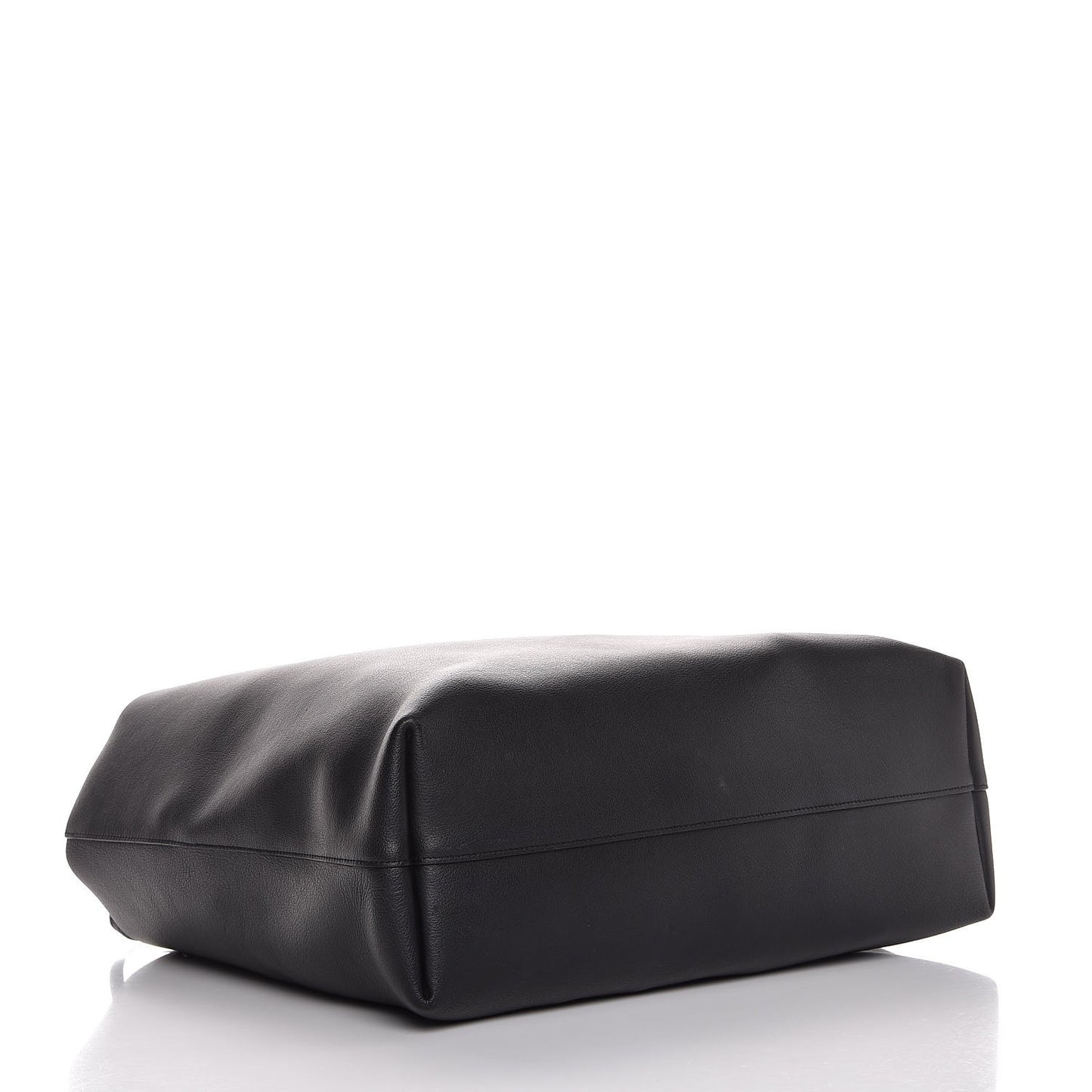 Calfskin Large Shopping Tote Black