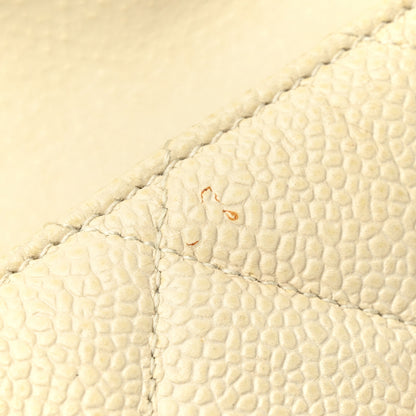 Chanel Caviar Quilted Envelope Flap Crossbody Light Beige 15 of 21