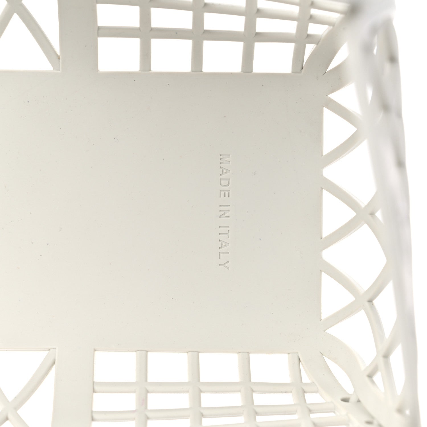 Fendi Recycled Plastic Vitello Liberty Matte Small Fendi Basket White Ice Miele Scuro 6 of 10