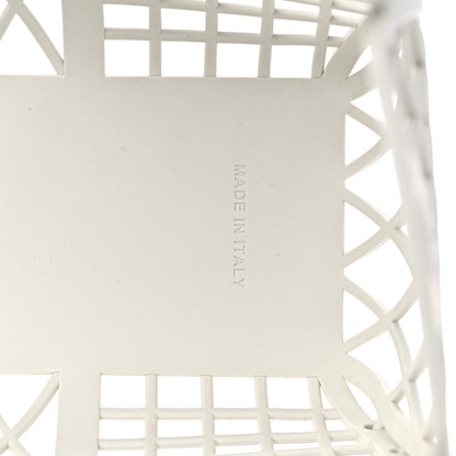 Fendi Recycled Plastic Vitello Liberty Matte Small Fendi Basket White Ice Miele Scuro 6 of 10