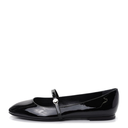 Louis Vuitton Patent Uniformes Ballet Flats 38.5 Black 1 of 10