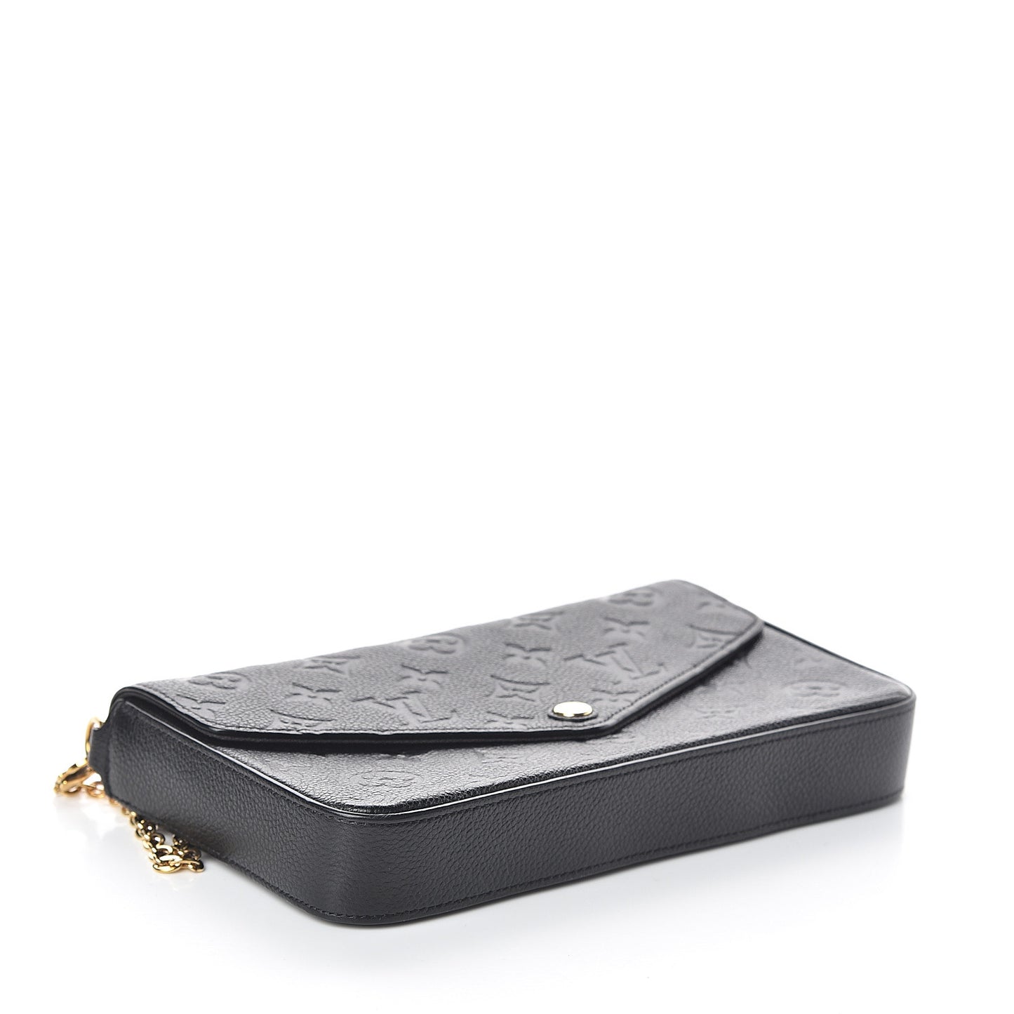 Empreinte Pochette Felicie Chain Wallet Black