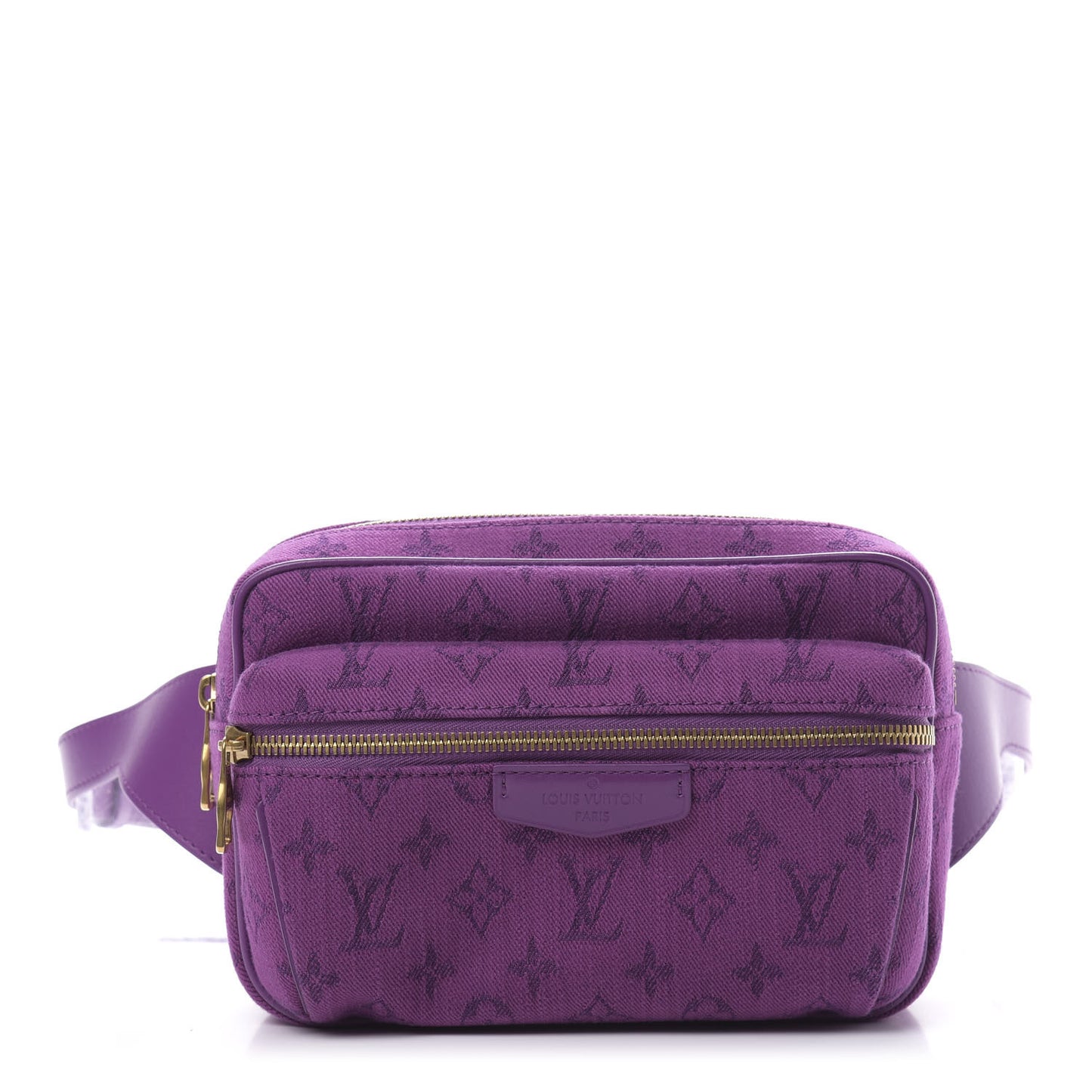 Denim Monogram Outdoor Bumbag Purple