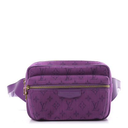 Louis Vuitton Denim Monogram Outdoor Bumbag Purple 1 of 10