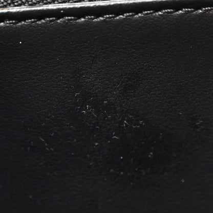 Burberry Haymarket Check Large Ziggy Zip Around Wallet Black 9 of 10