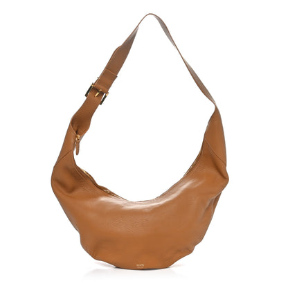 Khaite Pebbled Calfskin August Hobo Nougat 1 of 8
