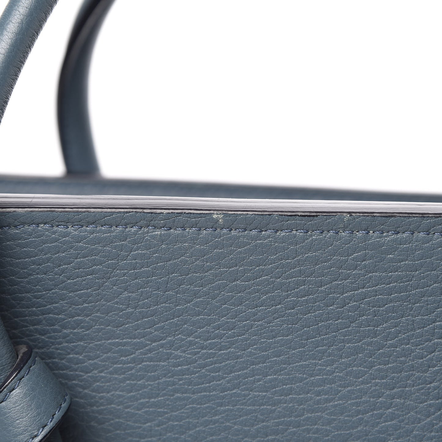 Crisped Calfskin Small Tie Knot Tote Slate Blue
