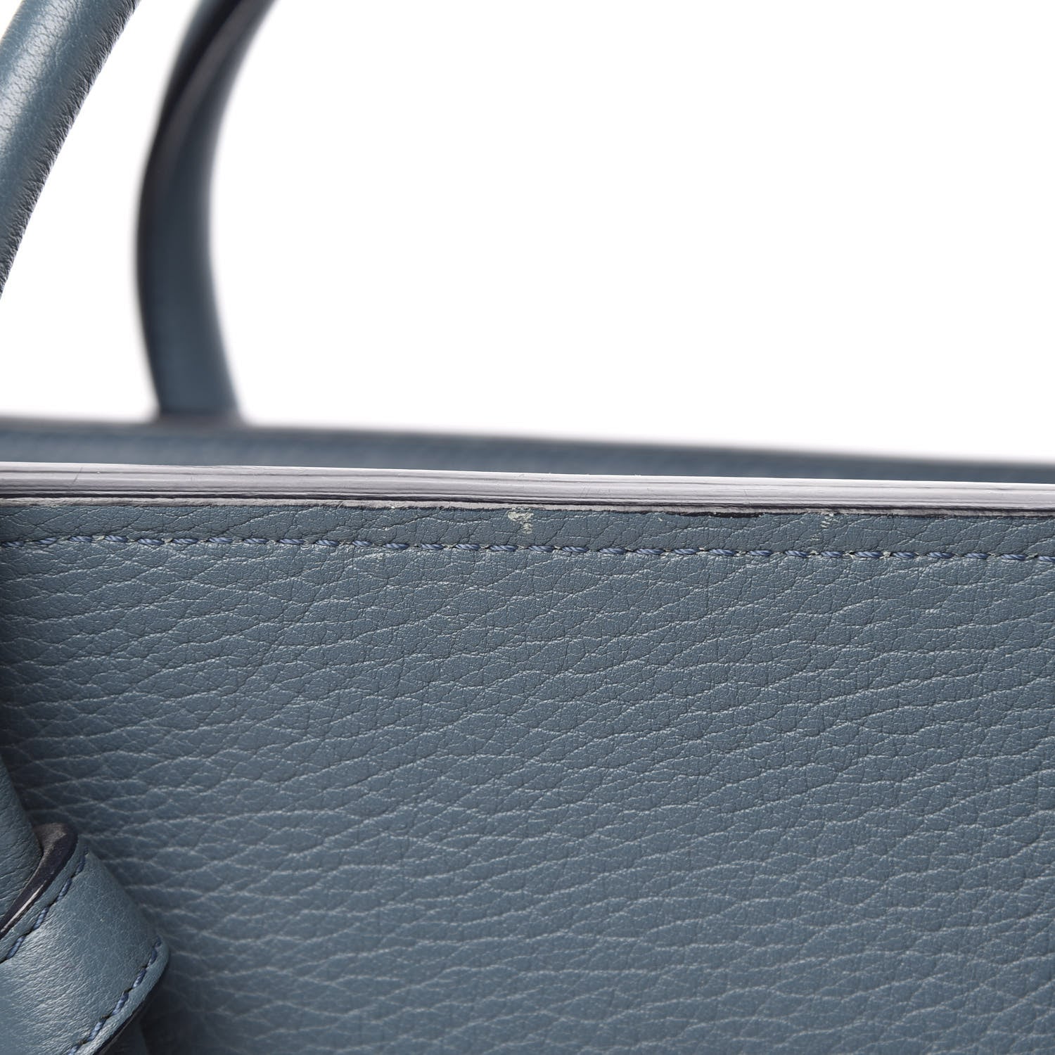 Celine Crisped Calfskin Small Tie Knot Tote Slate Blue 16 of 16