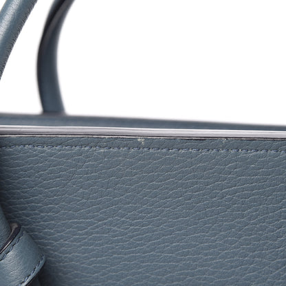 Celine Crisped Calfskin Small Tie Knot Tote Slate Blue 16 of 16