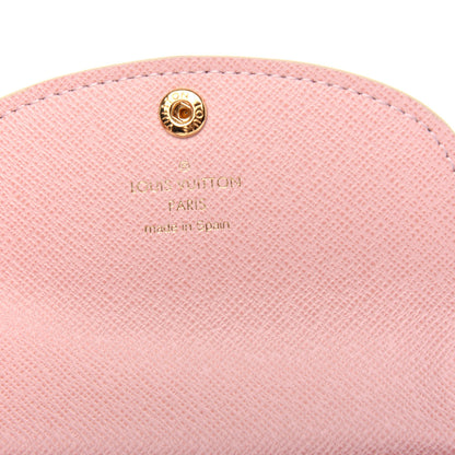 Louis Vuitton Damier Azur Rosalie Coin Purse Rose Ballerine 6 of 7