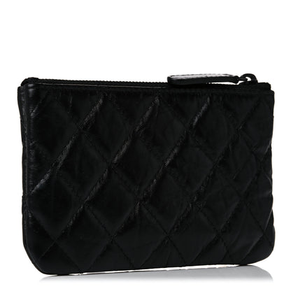 Chanel Aged Calfskin Quilted Small Reissue Cosmetic Case So Black 4 of 11