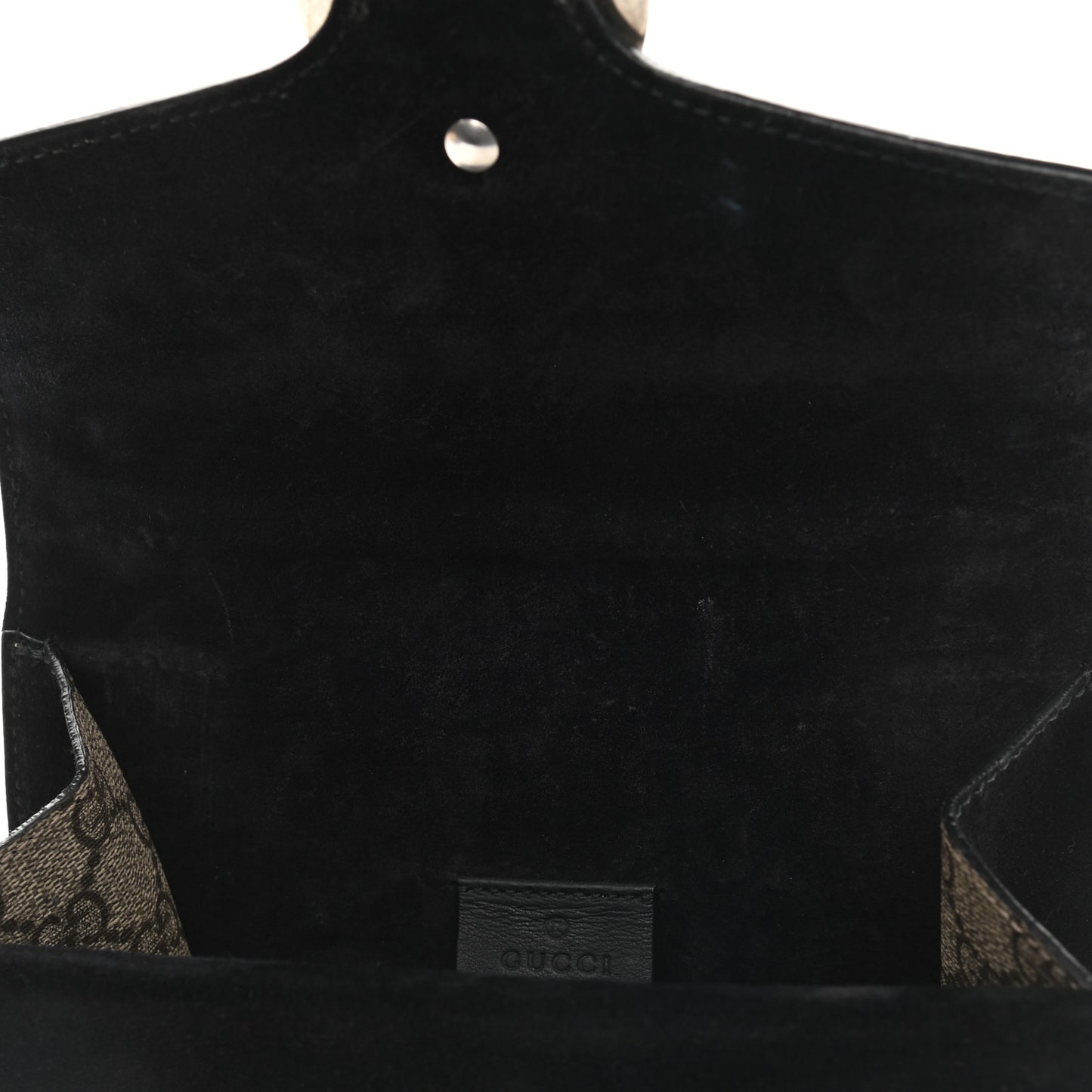 GG Supreme Monogram Mini Dionysus Shoulder Bag Black