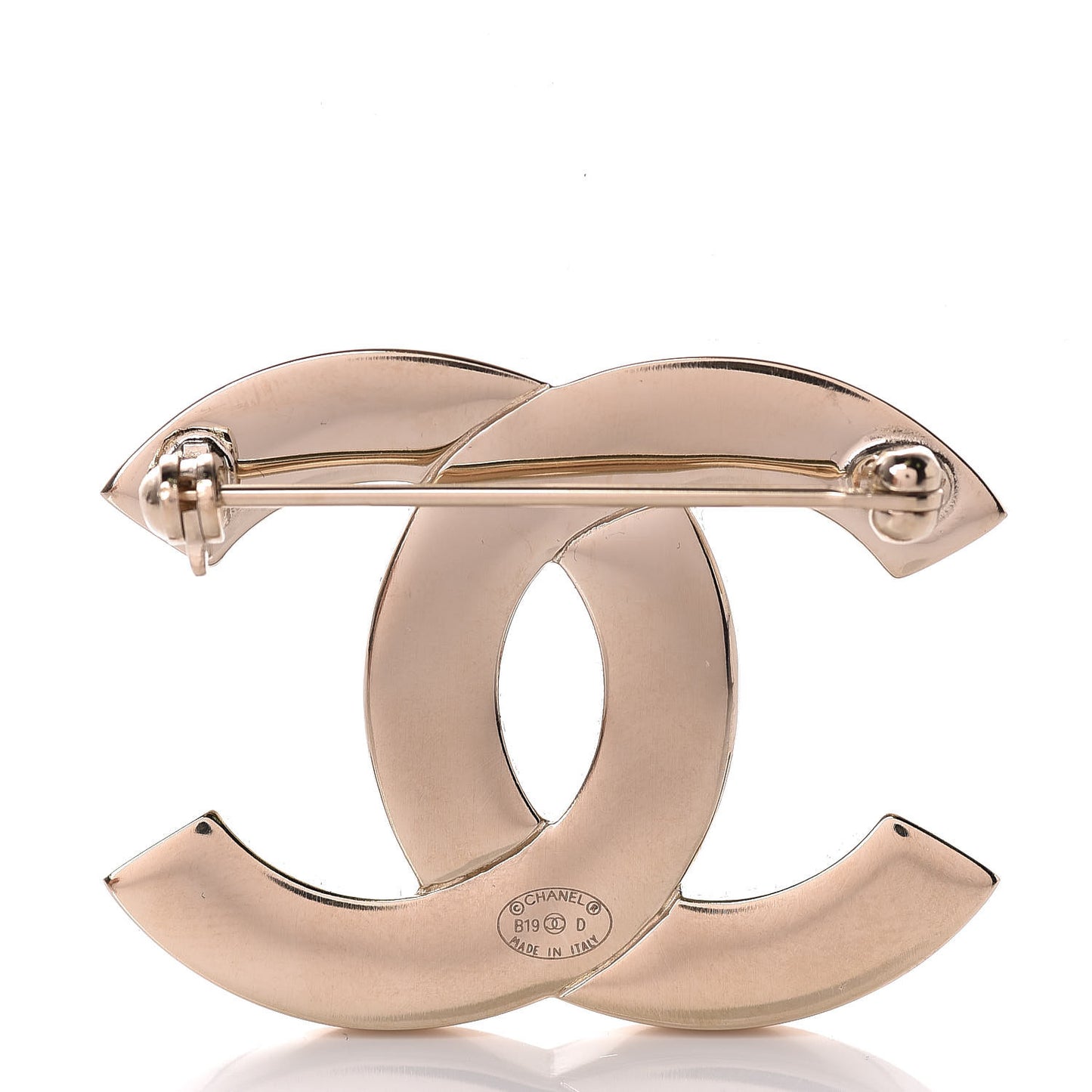 Crystal CC Pharrell Brooch Gold