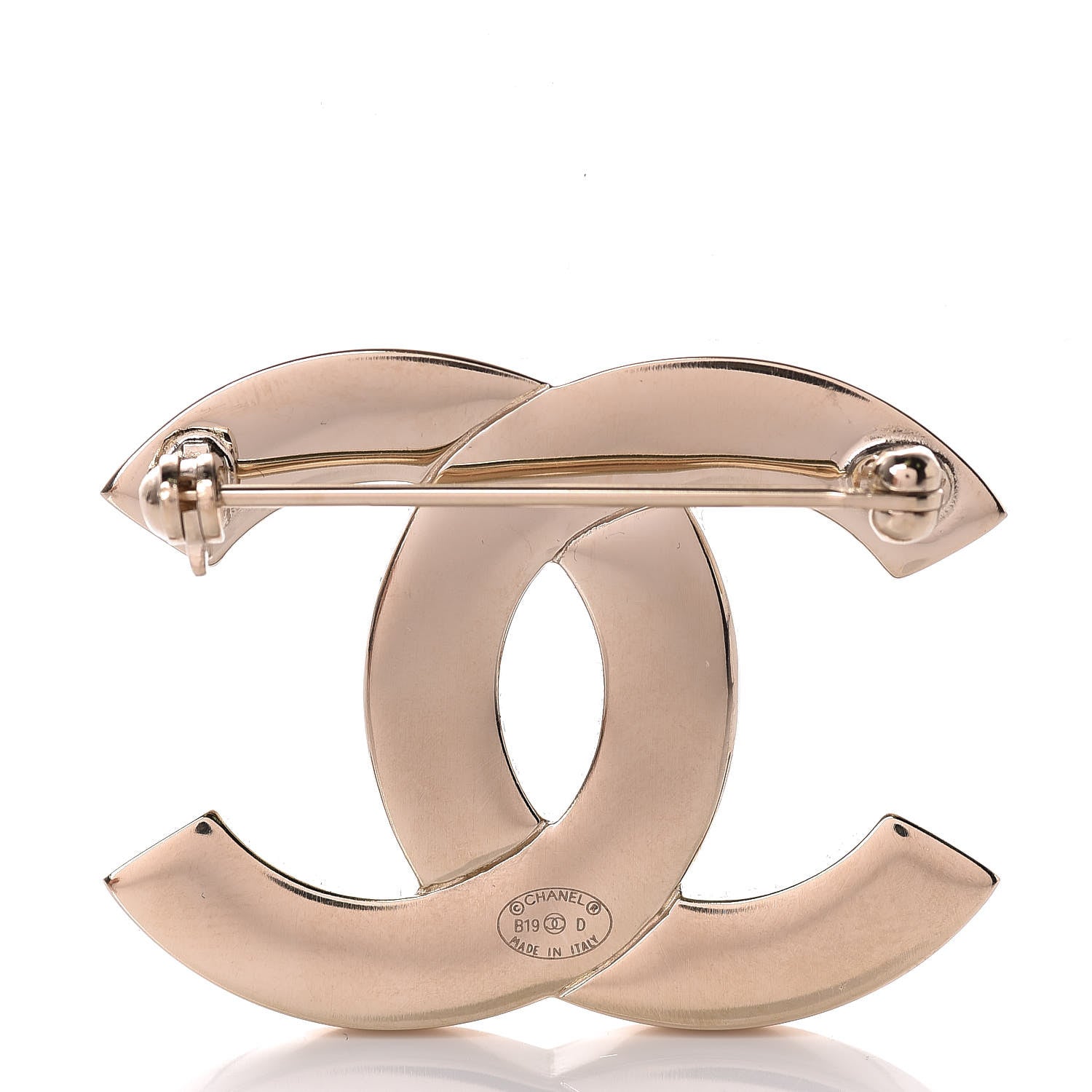 Chanel Crystal CC Pharrell Brooch Gold 3 of 5