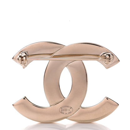 Chanel Crystal CC Pharrell Brooch Gold 3 of 5