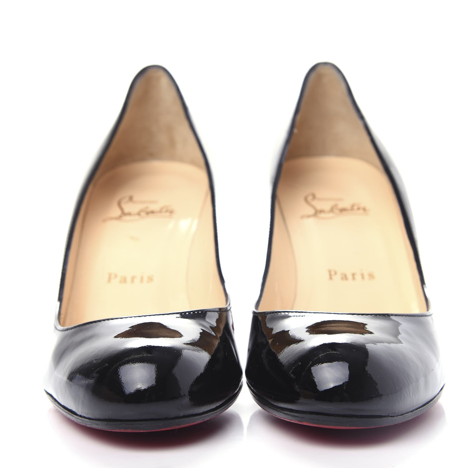 Christian Louboutin Patent Simple 70 Pumps 37.5 Black 2 of 10