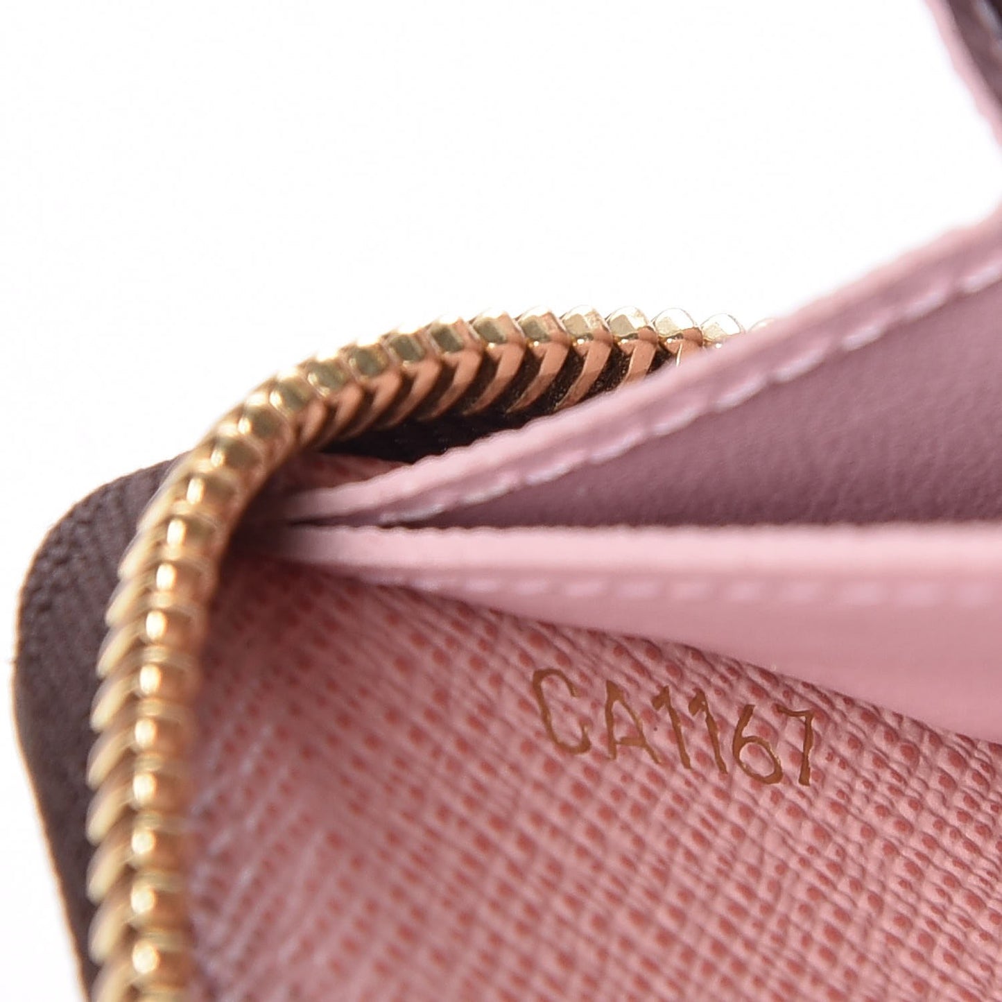 Monogram Clemence Wallet Rose Ballerine