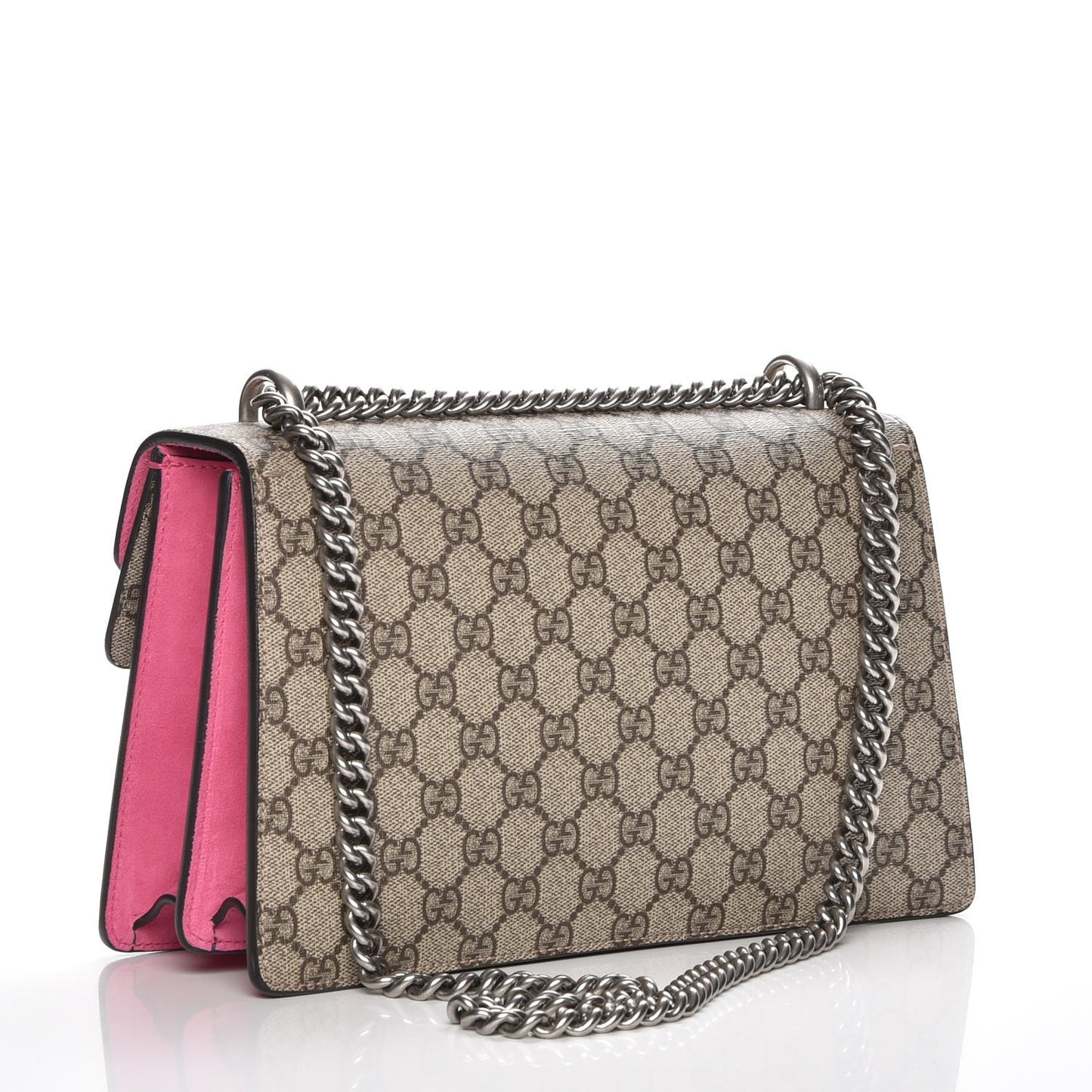 GG Supreme Monogram Small Dionysus Shoulder Bag Pink