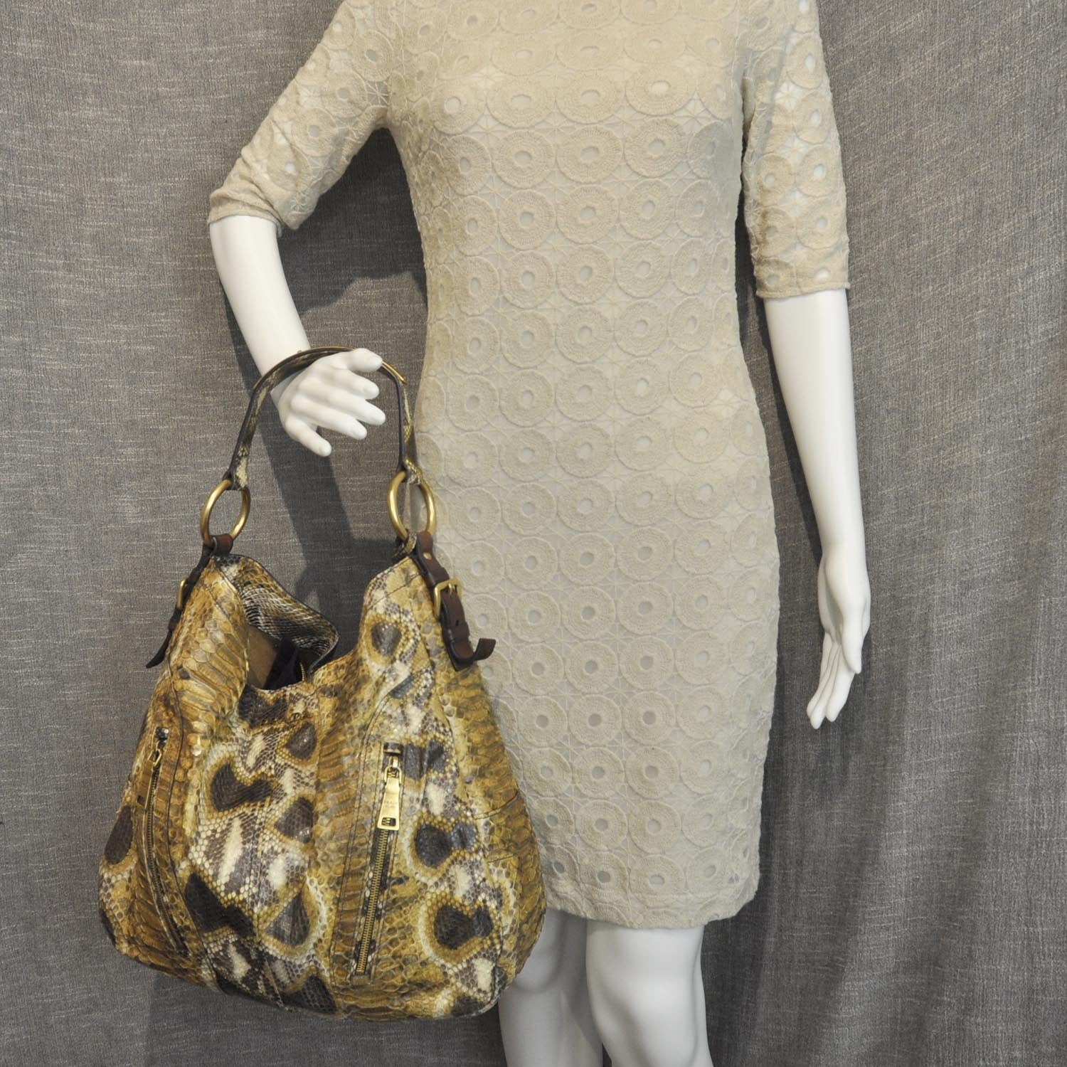 Prada Python Hobo 2 of 10
