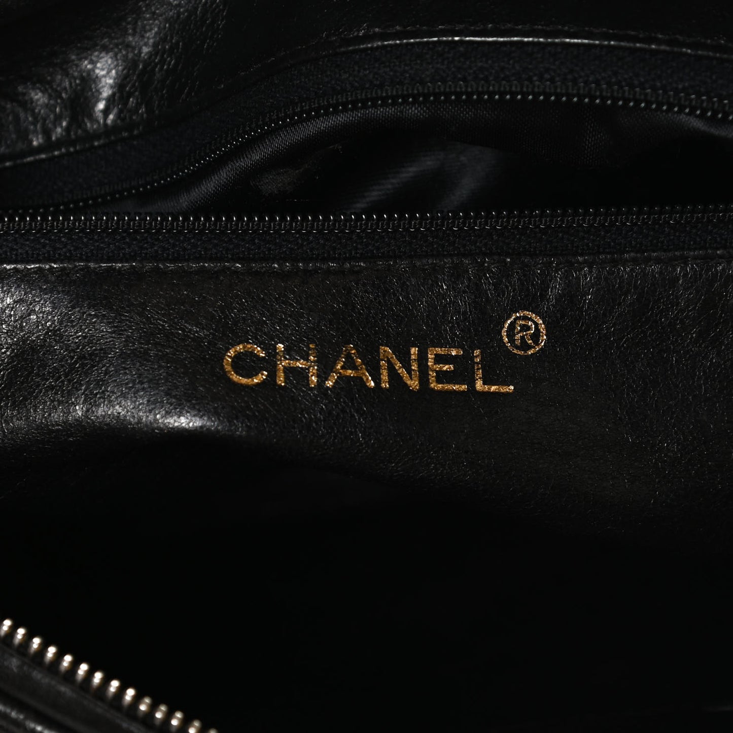 Lambskin Quilted Tassel Camera Case Black