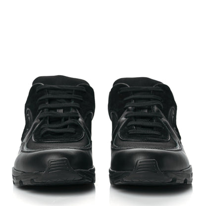 Chanel Toile Suede Calfskin CC Sneakers 40.5 Black 2 of 8