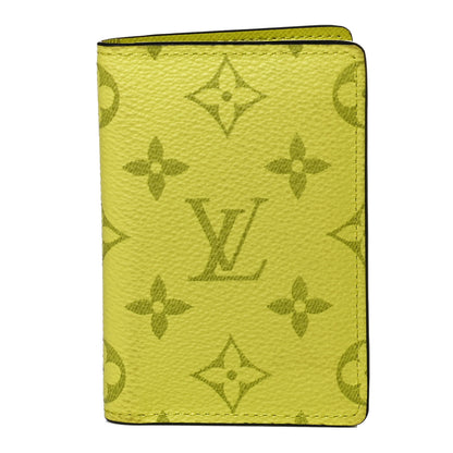Louis Vuitton Monogram Taiga Pocket Organizer Yellow 1 of 10