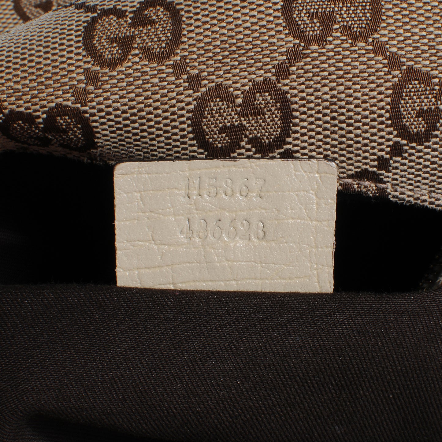 Monogram Medium Horsebit Chain Hobo White