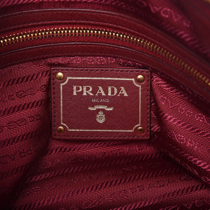Prada Vitello Daino Sacca Hobo Rubino 6 of 9